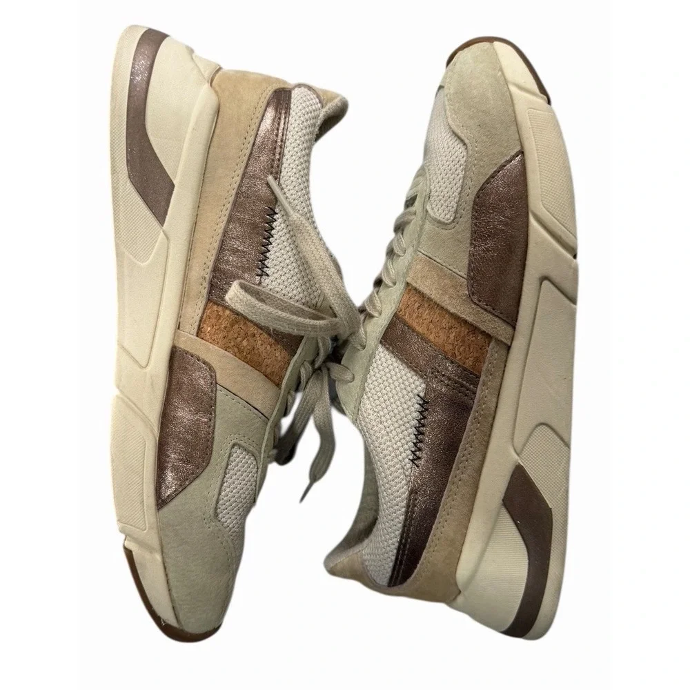 Gola Classics Women's Eclipse Mode Sneakers Wheat/Oat/Bronze Size‎ 8